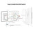 48'' Nova 4 Blades LED Smart Standard Ceiling Fan with Wall Control and Light Kit Included-874112750