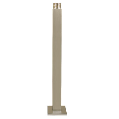 Kingston Brass Claremont 10-Inch Rain Drop Ceiling Mount Shower Arm with Square Flange