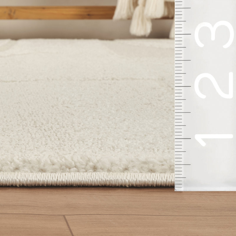 Tapis crème Abani Tearsa COZ180A, 4 pi x 6 pi