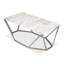 Trapezoid Solid Wood Coffee Table
