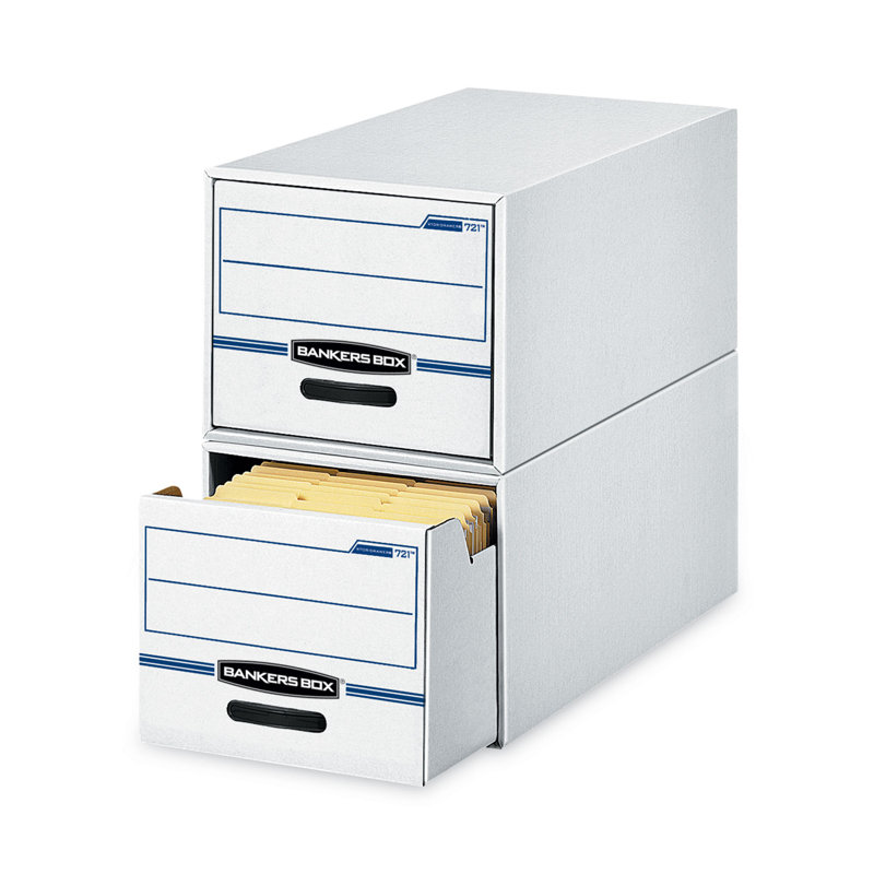 Stor/Drawer File Drawer, Letter, 12-1/2 x 23-1/4 x 10-3/8, White/BE 6 per Carton