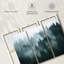 «Misty Fir Forest Wall Art», reproduction d'art sur toile-92828961