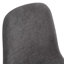 Ensemble de table et de chaises. Une table de salle à manger rectangulaire rétro minimaliste avec un dessus spécialement texturé et des pieds en métal, jumelée à 4 chaises-678613057-678613063