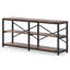 Table de canapé de style rustique rustique
