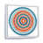 White Floater Framed
