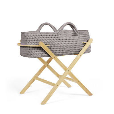 Nova Moses Basket & Pine Stand