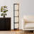 Aria 63 in. 3-Way Dimming LED Shelf Floor Lamp with Built-In Wireless Charging Pad-88606133