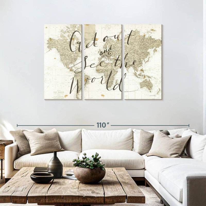 Get Out And See The World Map