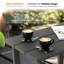 Table d'appoint de patio en PEHD-1410554108