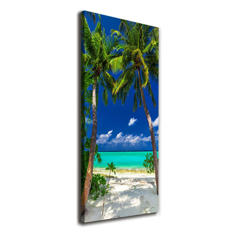 Tropical Beach - Wrapped Canvas Print