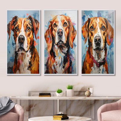 Beagle Bliss - Dog Wall Decor Set Of 4
