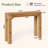 41.3" Solid Wood Entryway Table