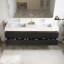 Meuble-lavabo avec lavabo à quartz et tiroirs à fermeture en douceur, meuble-lavabo mural flottant pour salle de bain moderne, lavabo une pièce-2128521906-2128521905-2128521908