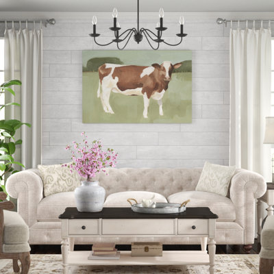 «Bovine Field II», peinture sur toile