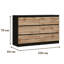 Demi 120 cm W Chest of 6 Drawers-83756897
