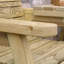 Belvedere Solid Wood Outdoor Bench