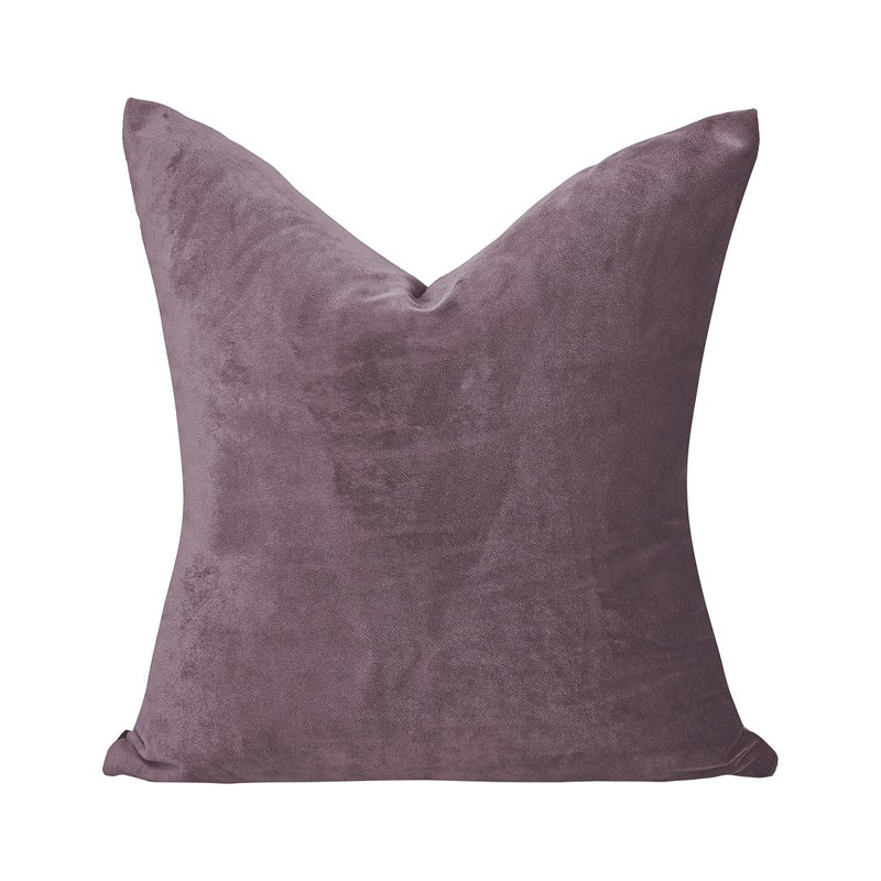 Matte Velvet Cushion Cover - 1 Pc, 56cm x 56cm, Cotton Candy
