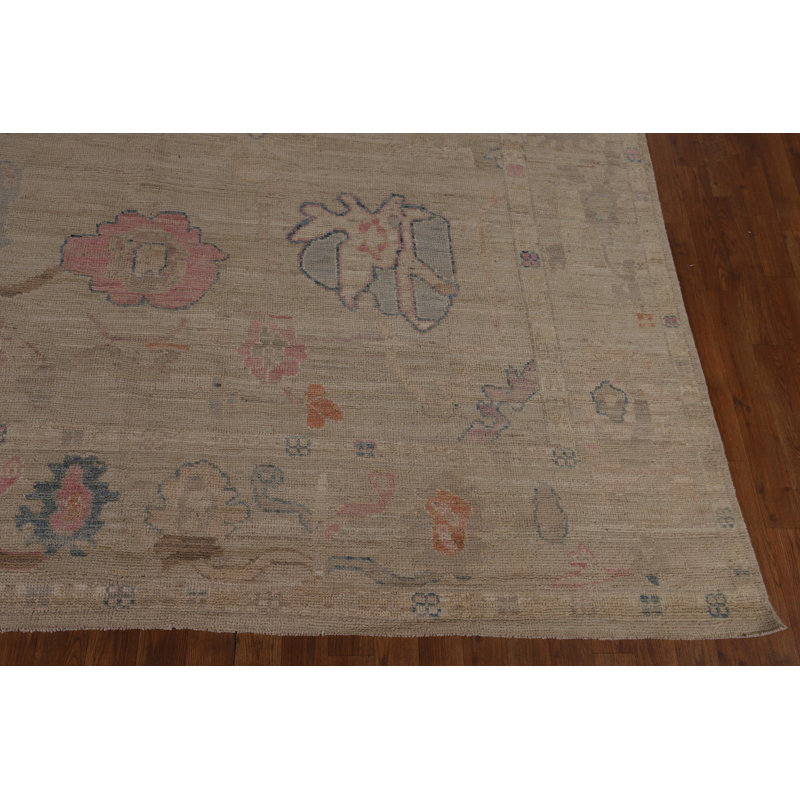 Vegetable Dye Oushak Turkish Area Rug