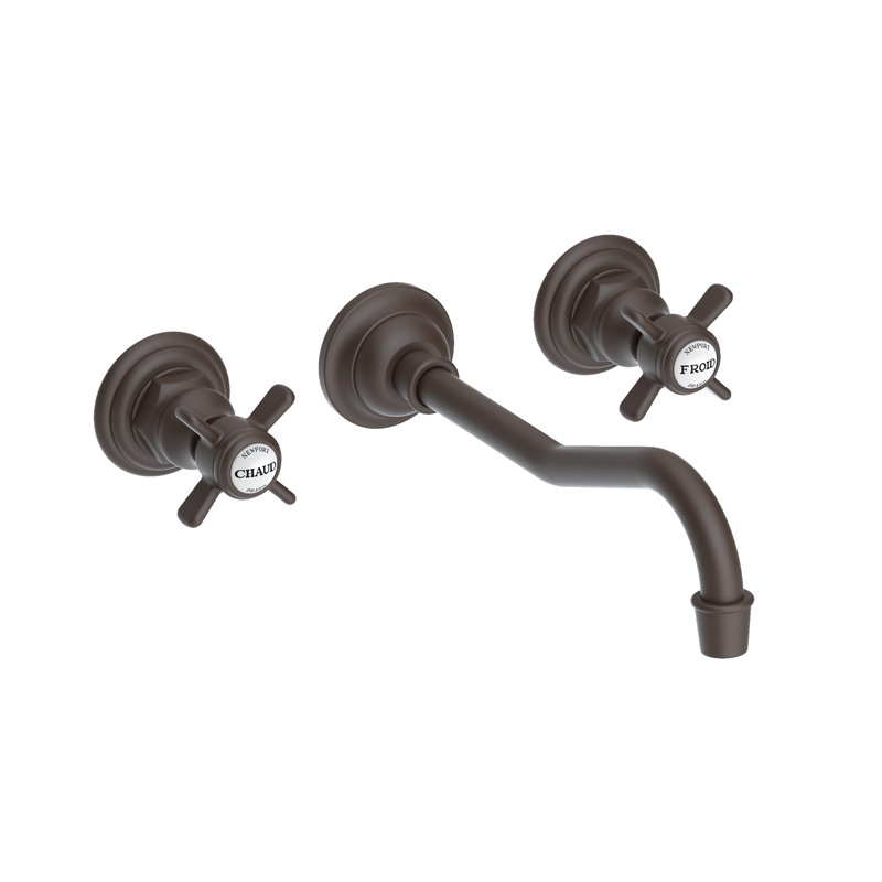 Fairfield Wall Mount Bathroom Faucet, Oil Rubbed Bronze