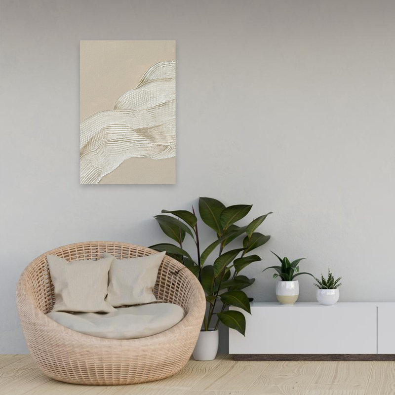 Forme d'art 2 - ensembles abstraits d'art neutre, H 24 po x l 16 po