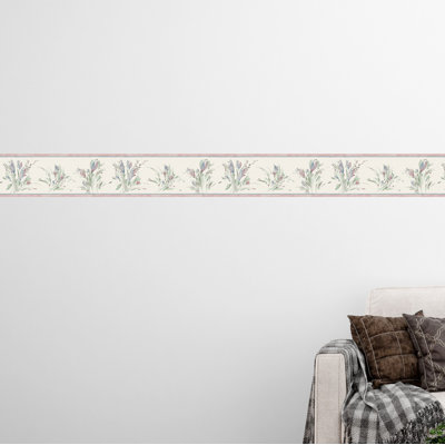 Jendri Peel & Stick Floral Border