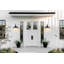 Justice Sand Black 1 Light Outdoor Wall Light