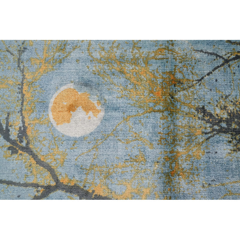 Hand Knotted Silk Rug
