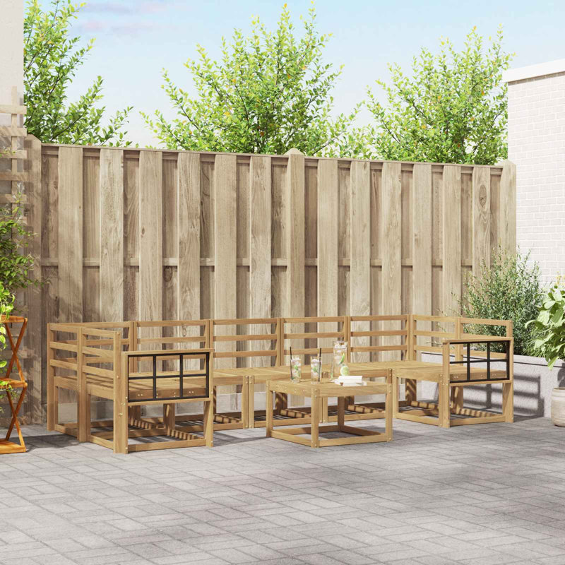  Outdoor Sofa Set 8 pcs Garden Patio Furniture Modular Seating Sectional