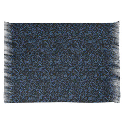 Tapis rpg black/blue area lines Mcguigan