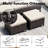 10-Piece Outdoor PE Wicker Patio Conversation Set with Firepit Table and Beige Cushions-551111709