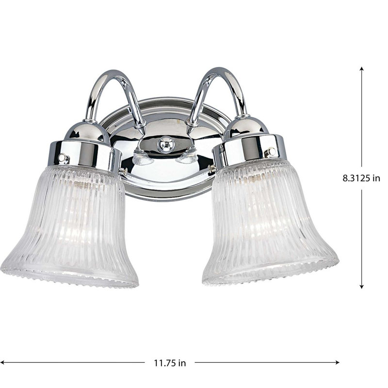 Bolingbrook 2 - Light Dimmable Vanity Light, Polished Chrome