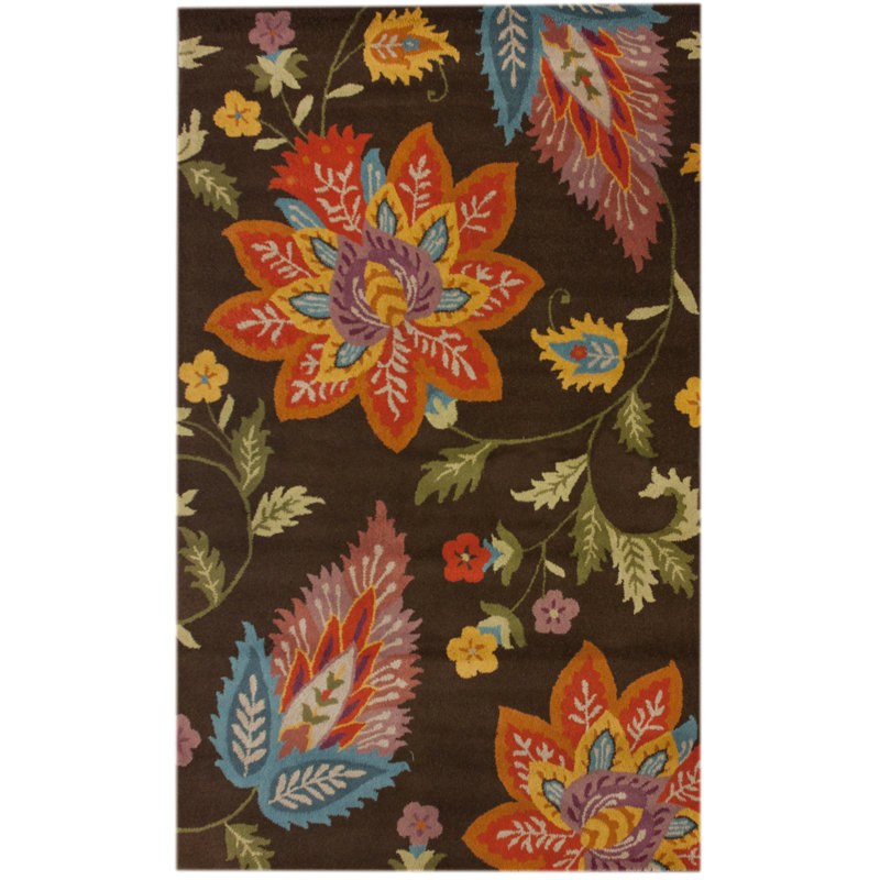 Ildegonda Floral Indoor Rug, 5' x 8'