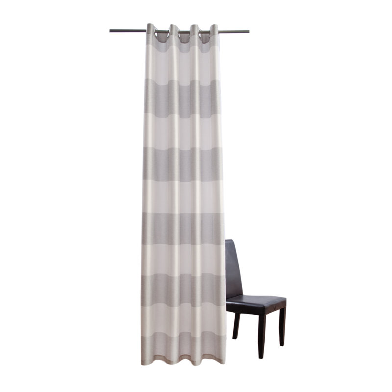 Sabang Room Darkening Curtain, Silver
