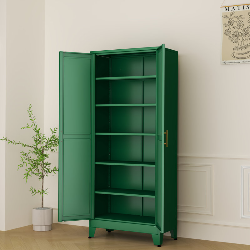 Armoire-penderie Winston Porter, Vert