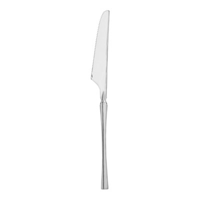 Shiny Silver Moderno Disposable Plastic Dinner Knives - 240 Knives