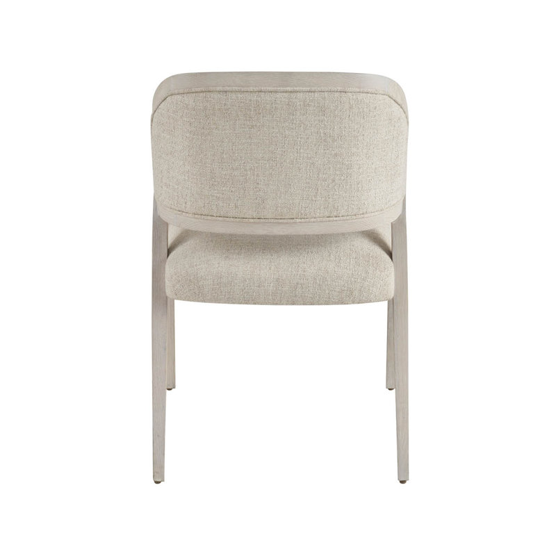 Avaline Upholstered Arm Chair, White Oak