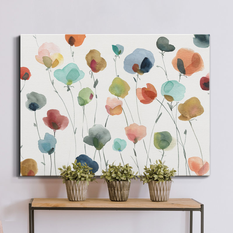 Lollipop Field - Impression sur toile tendue, H 27 po x l 18 po x P 1 po