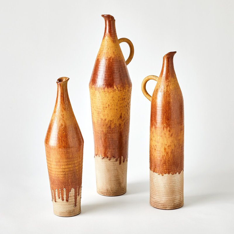 Vintage Bottle-Golden Reactive-Lg, 24" H x 6.75" W x 6.75" D