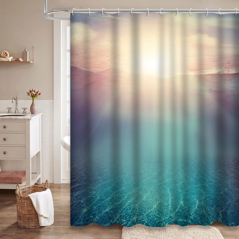 Rideau de douche Summer Beach, L 72 po x l 72 po