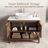 Linea 36" Freestanding Bathroom Vanity with 3D Textured Wood Veneer Doors, Carrara White Sintered Stone Top & Volakas Vessel Sink-1476463817-1484918755