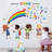 People 2 - Piece Wall Sticker / Decal