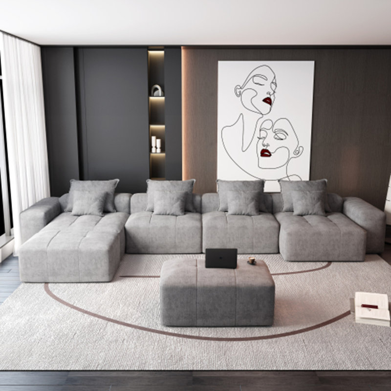 Canapé modulaire surdimensionné Modern, Gris