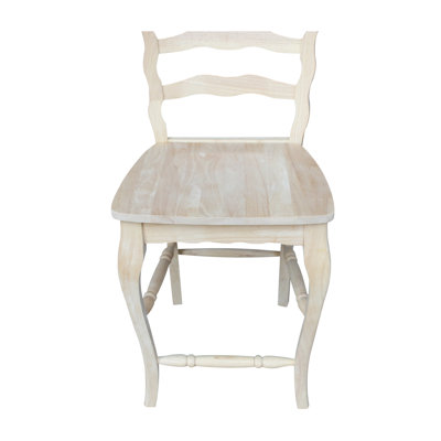 Guzik Solid Wood Counter Stool