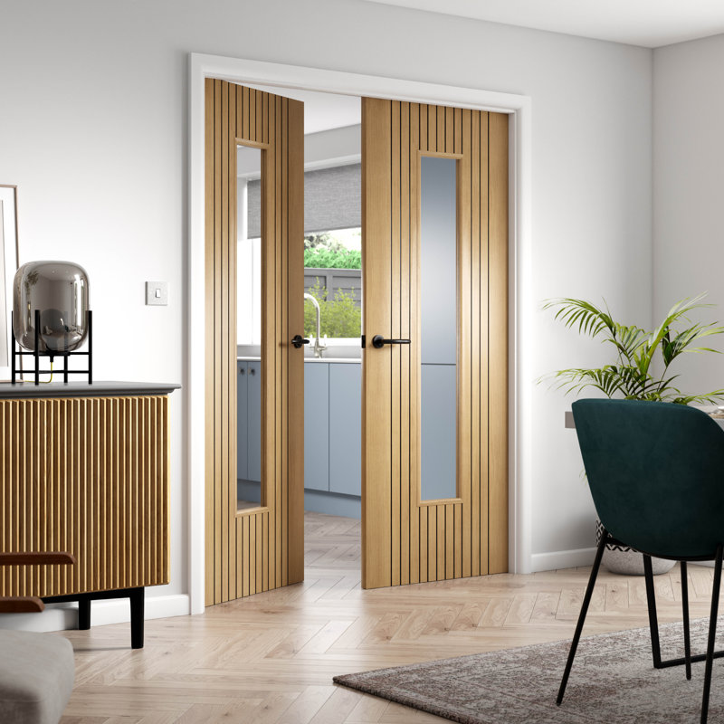 Aria Internal Door, 76.2cm W x 198.1cm H, Brown