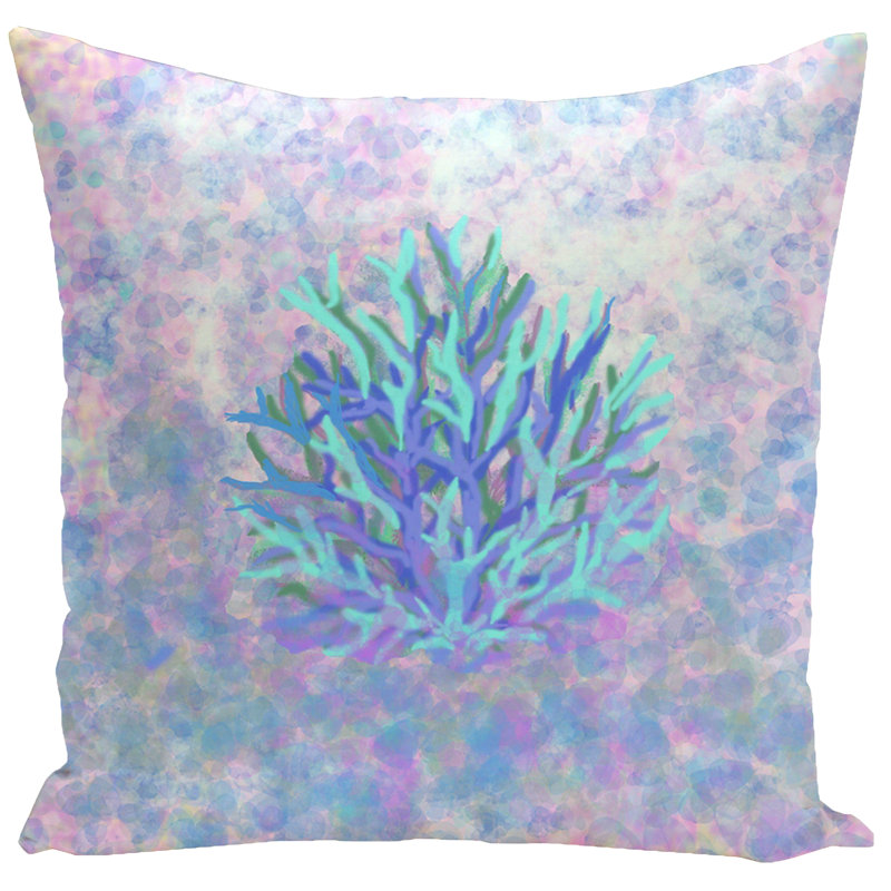 Reversible Throw Pillow, 20" H x 20" W