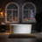 Freestanding Soaking Acrylic Curved Design Bathtub-100481071-94320106