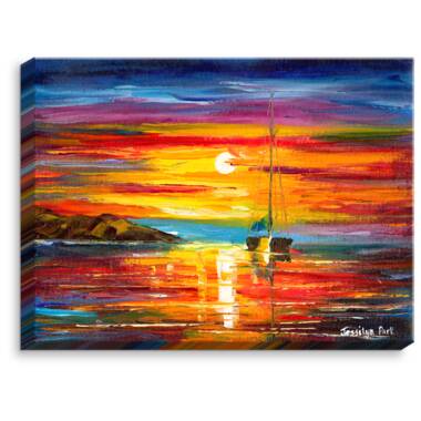 DiaNocheDesigns Tormenta On Canvas by Brazen Design Studio Print