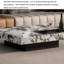 Table basse carrée en marbre de style luxueux-956682838