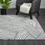 Tapis rectangulaire en polypropylène tissé à la machine Endika-1420145018