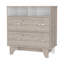 Commode à deux tiroirs Portobelo, deux tablettes, dessus, quatre pieds-1733240383
